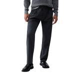 Pantaloni uomo chino in misto lana