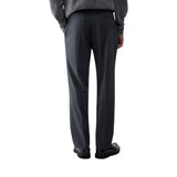Pantaloni uomo chino in misto lana