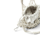 Borsa donna a spalla piccola con micro strass
