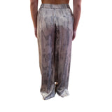 Pantaloni donna con stampa pitone