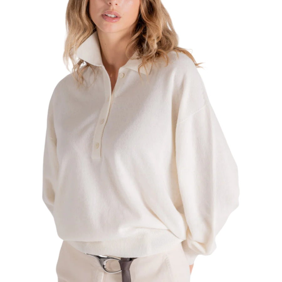 Polo donna in misto cashmere