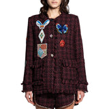Giacca donna in boucle