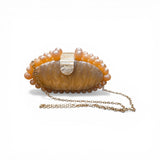 Pochette donna effeto madreperla