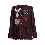 Giacca donna in boucle