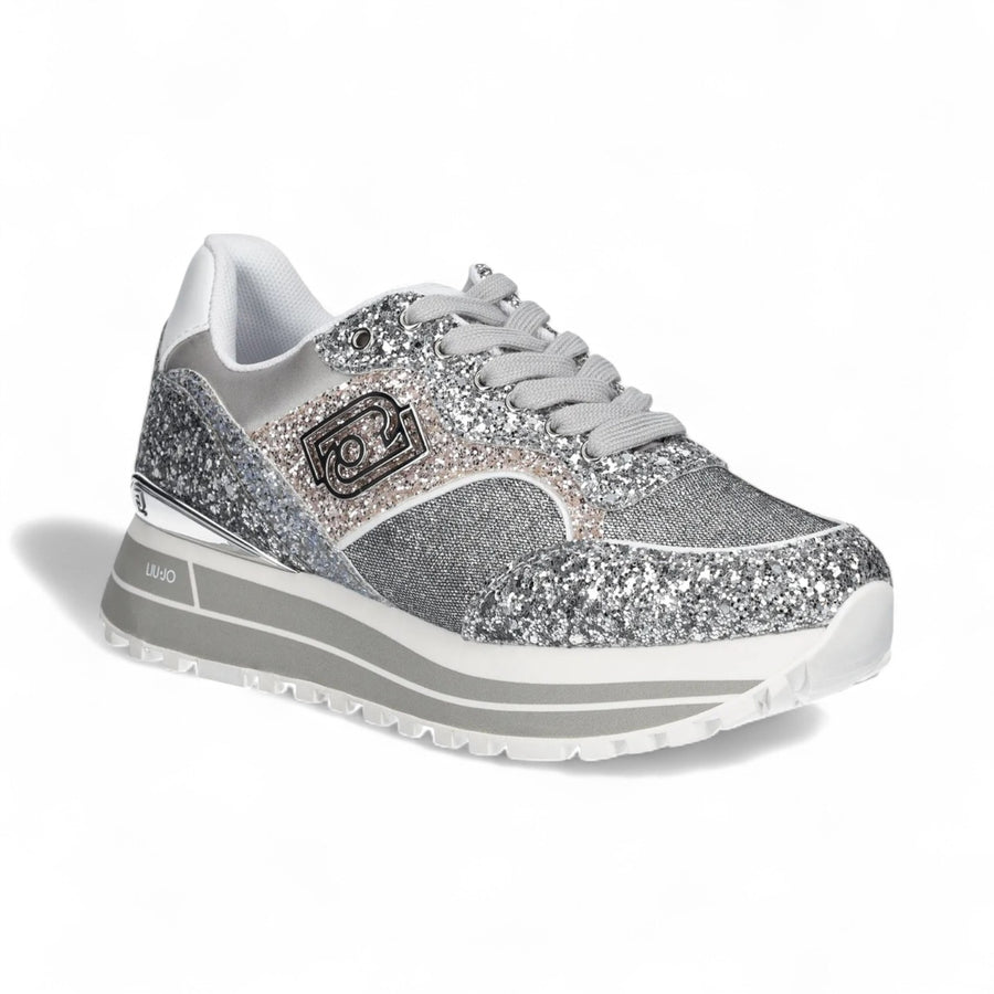 Sneakers donna platform full glitter