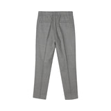 Pantalone donna  regular fit in lana bistretch