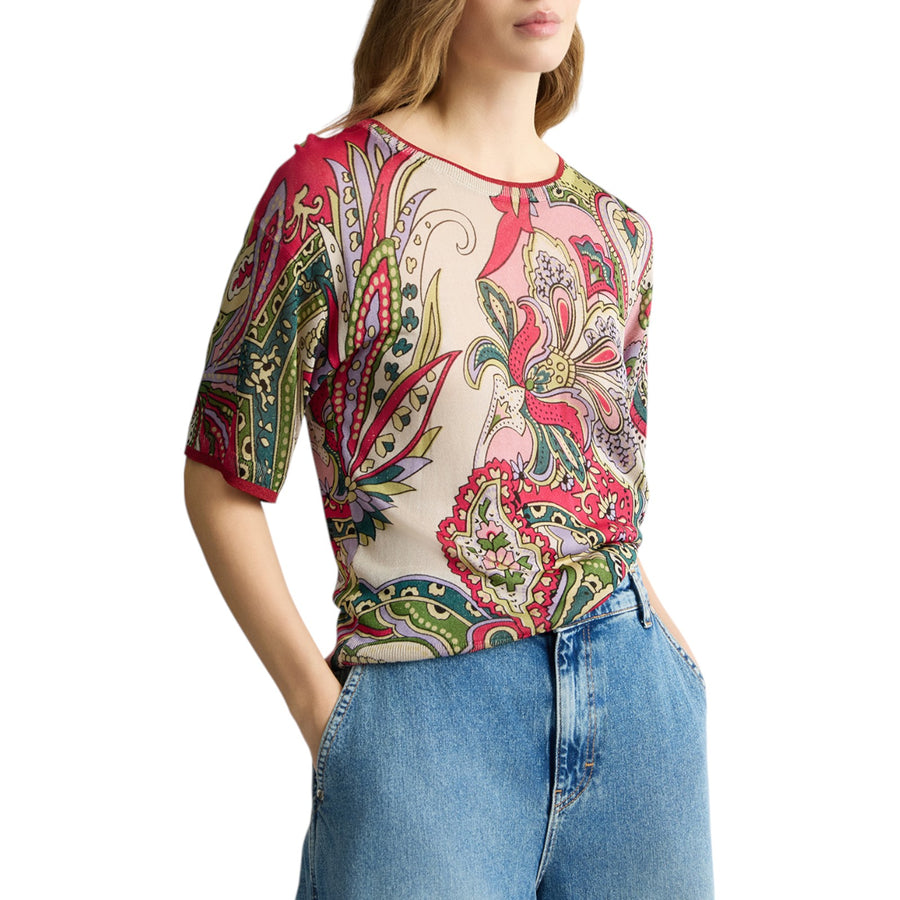 T-shirt donna in maglia