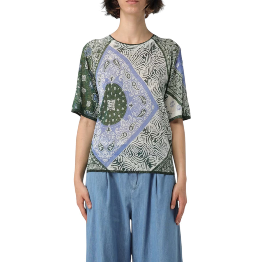 T-shirt donna in maglia