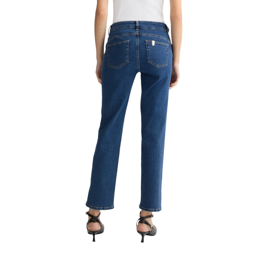 Jeans donna skinny a vita alta