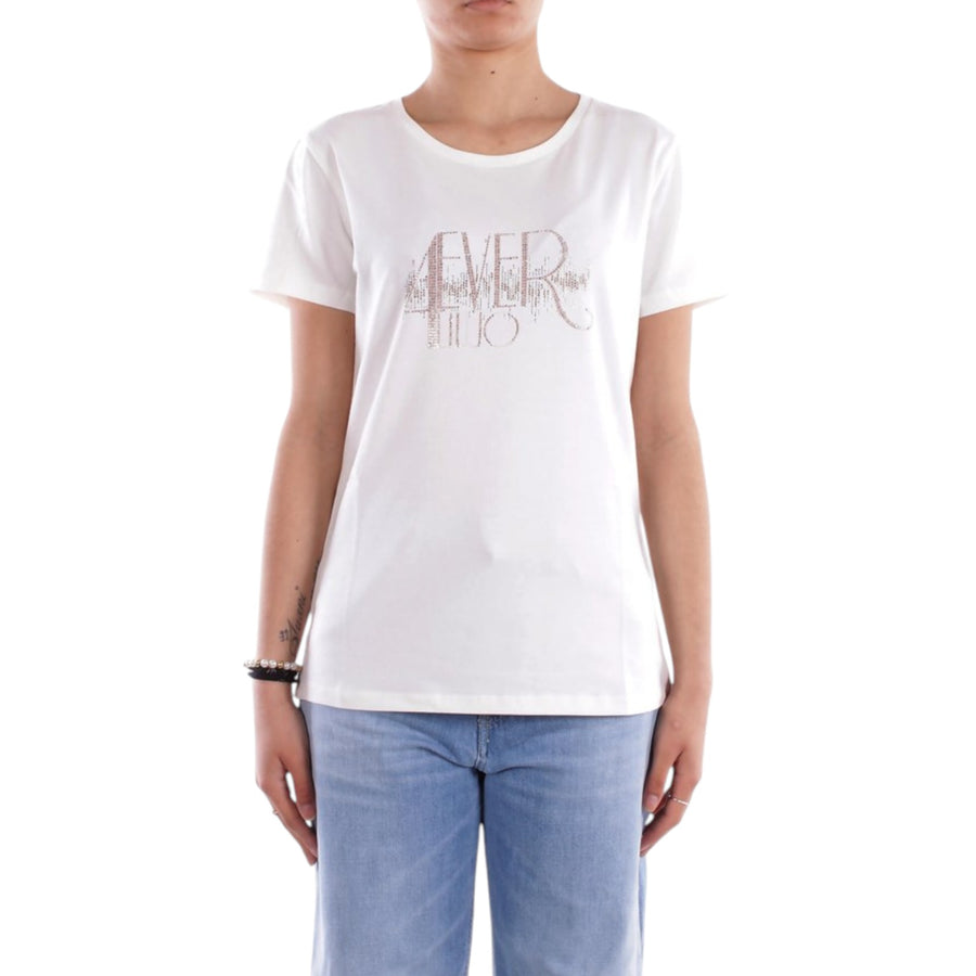 T-shirt donna con strass