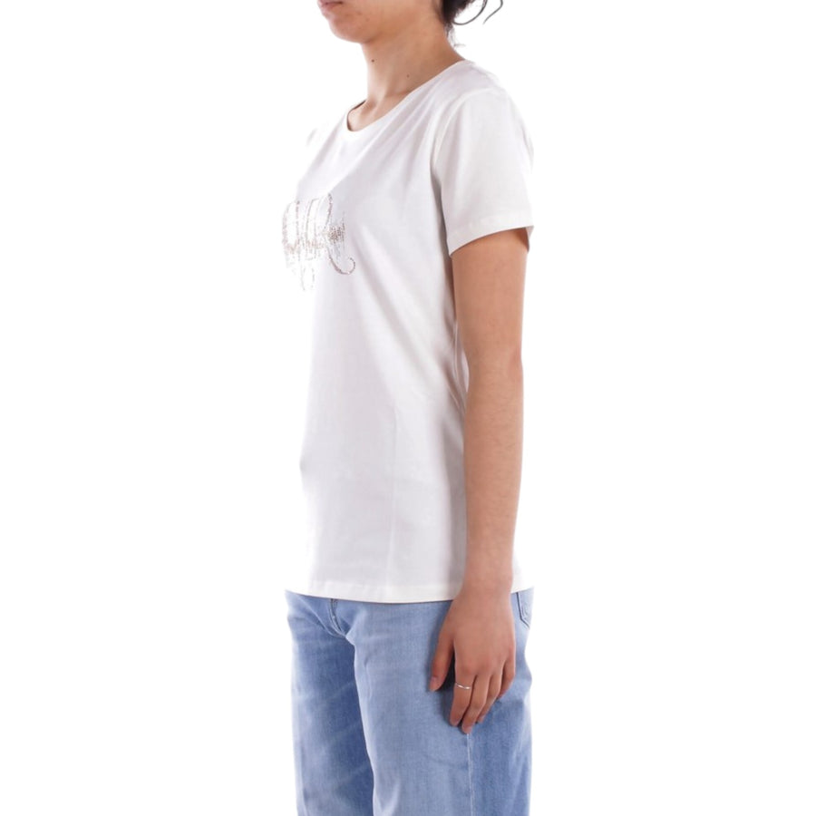 T-shirt donna con strass