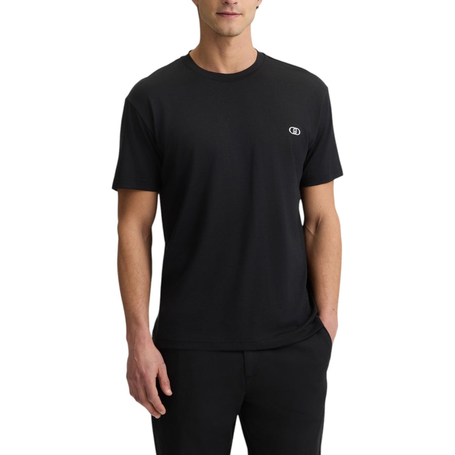 T-shirt nera con logo