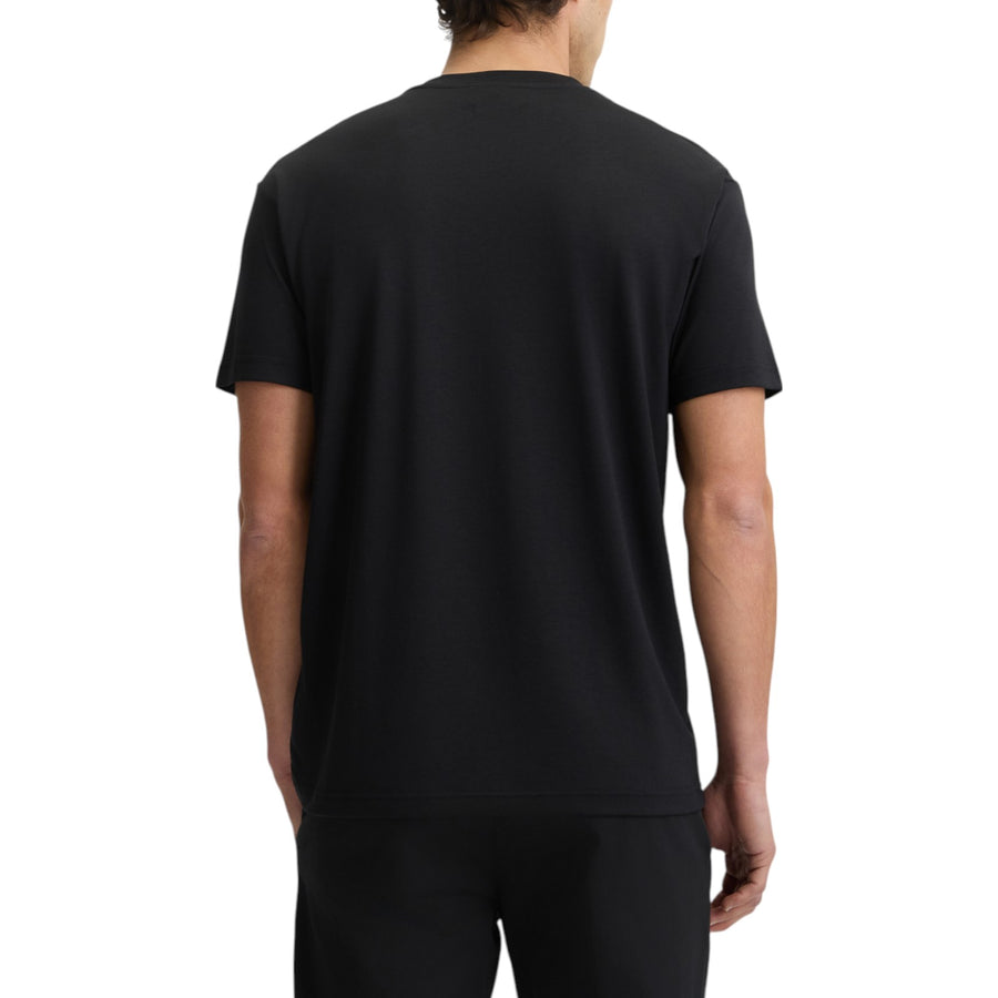 T-shirt nera con logo