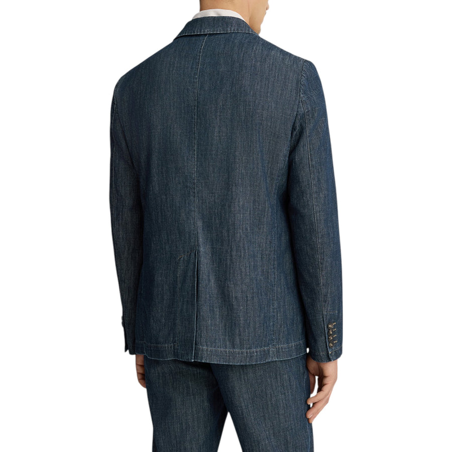 Giacca in denim chambray