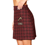 Minigonna donna in boucle