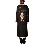 Cappotto donna con applicazioni