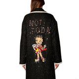 Cappotto donna con applicazioni