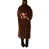Cappotto donna con applicazioni