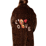 Cappotto donna con applicazioni