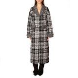 Cappotto donna con applicazioni in boucle