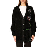 Cardigan con strass