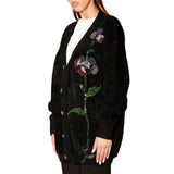 Cardigan con strass