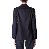 Giacca donna doppiopetto regular fit in flanella