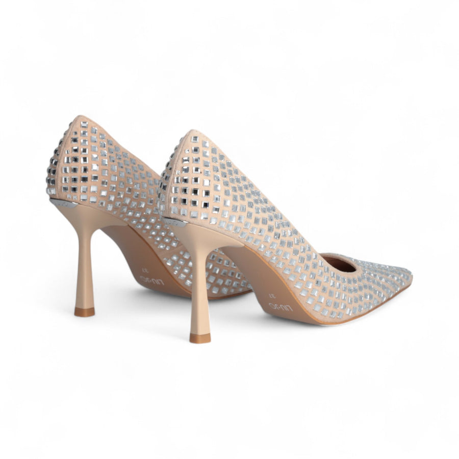 Décolleté donna nude full strass