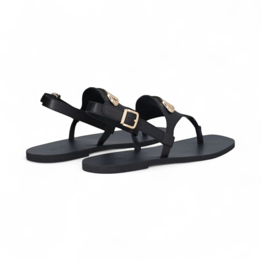 Sandali donna infradito in pelle