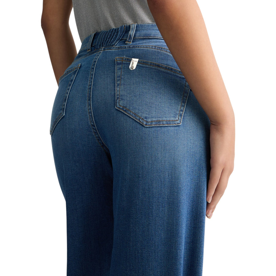 Jeans donna flare a vita alta