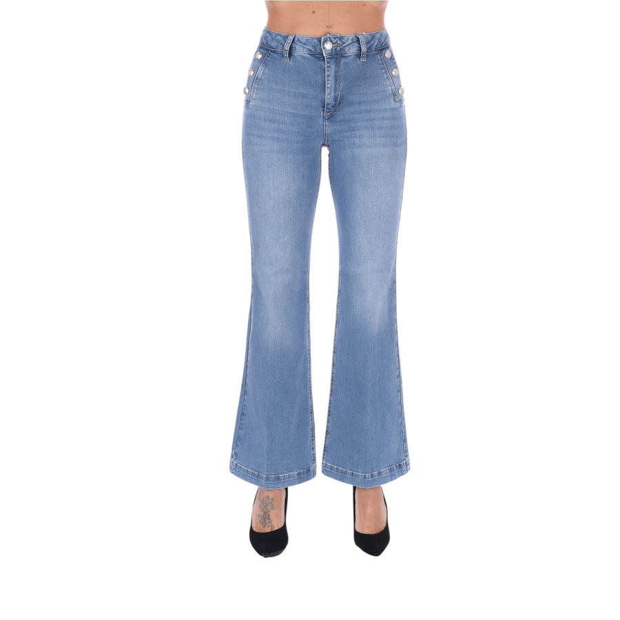 Jeans donna a zampa