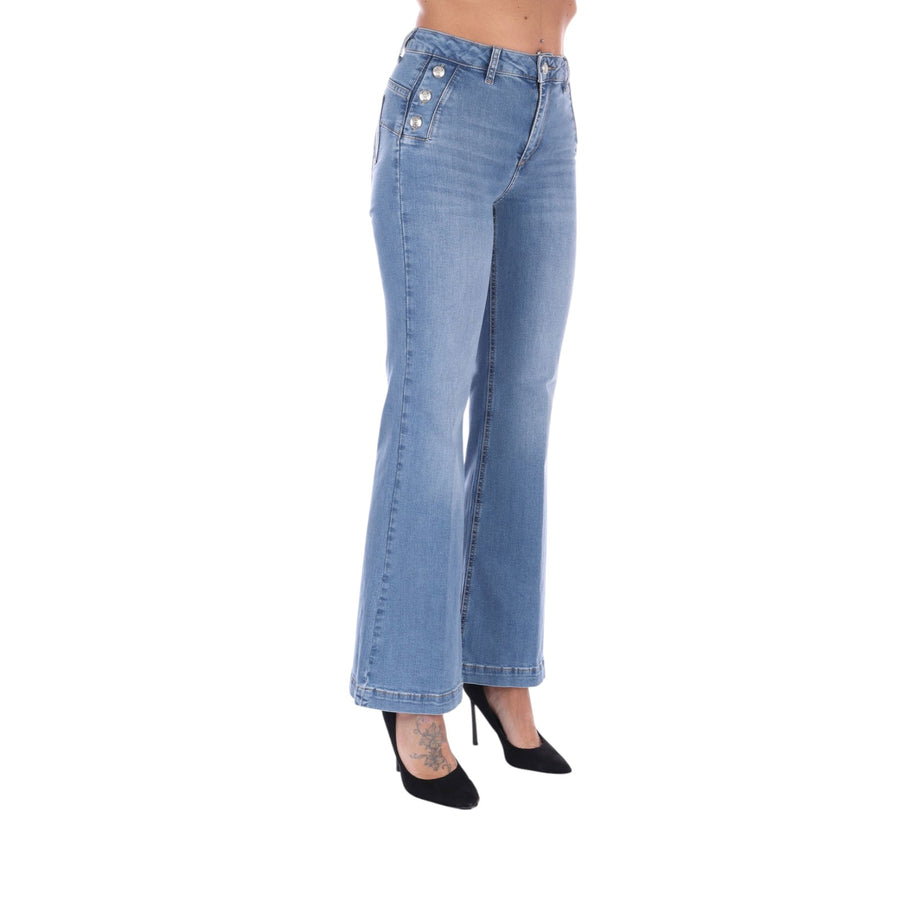 Jeans donna a zampa