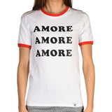 T-shirt donna con scritta